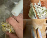 簡単！ソーセージともやしのカレー焼きそば作り方2写真
