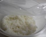 サバ缶の梅肉と大葉の混ぜご飯♪作り方2写真