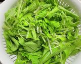 メインにも✩.*˚水菜と豚肉のさっと煮作り方2写真