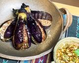♡肉詰めなすのまるごと揚げ♡タレうま♡作り方5写真