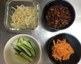 冷蔵庫にあるもんで！ピリ辛ビビンバ丼♡作り方5写真