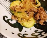 ズッキーニと牛肉のマヨカレー炒め作り方5写真