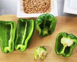納豆がネバシャリ？！生deピーマンボート作り方2写真