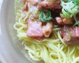 焼き鳥缶活用●冷製ラーメン作り方1写真