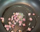 枝豆チャーハン　オクラ納豆付作り方3写真