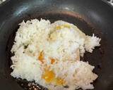枝豆チャーハン　オクラ納豆付作り方5写真