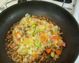 枝豆チャーハン　オクラ納豆付作り方7写真
