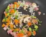 枝豆チャーハン　オクラ納豆付作り方4写真
