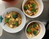 根菜茄子白菜コク旨味噌田楽味温野菜サラダ作り方7写真
