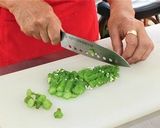 オクラとかまぼこの酢の物作り方1写真