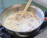 梅のりクリームパスタ作り方4写真