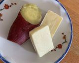 至福の補食シリーズ☆蒸かしたお芋とチーズ作り方2写真