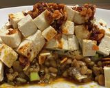 豚挽肉じゃがいもキーマカレー納豆ネギのせ作り方14写真