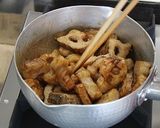 ピーナッツと小魚・蓮根の甘醤油からめ作り方2写真