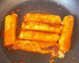 ライスペーパーより、チーズトッポギ作り方5写真