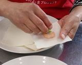 エビとソラマメの包み揚げ作り方4写真