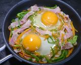 フライパンで簡単！ほったらかし巣ごもり卵作り方4写真