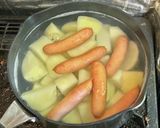 シャウエッセンでポテトサラダ作り方4写真