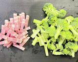 ブロッコリーとベーコンのバター醤油パスタ作り方1写真