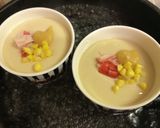 ふるふる〜♡コーン香る洋風茶碗蒸し♡作り方8写真