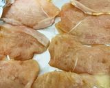 柔らか☆鶏胸肉の味噌マヨネーズ焼き弁当作り方2写真