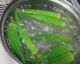 剣先イカの納豆オクラ和え作り方1写真