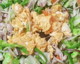冷蔵庫の野菜掃除で旨い野菜炒め♡卵入り作り方5写真