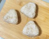 簡単おにぎり♡海苔佃煮わさび入り作り方3写真