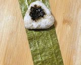 簡単おにぎり♡海苔佃煮わさび入り作り方5写真