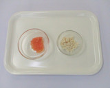 【離乳食中期】鶏ささみとトマトのおかゆ作り方2写真