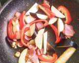夏野菜ケチャップパスタ作り方3写真