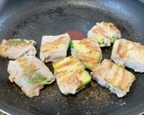 ＊ズッキーニの豚肉巻き＊作り方2写真