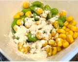 とうもろこしと枝豆のかき揚げ作り方1写真
