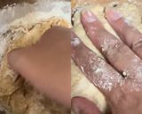 簡単！ギョニソ全粒粉ツイストパン♪作り方3写真