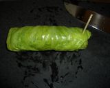 お弁当にも♪キャベツとハムのくるくる巻き作り方6写真