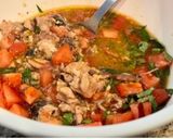 さばとトマトのイタリアンそうめん作り方2写真