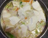 毛ガニと豆腐のちゃんぽんスープ作り方6写真