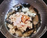 酒粕とシーフードミックスのかんたん味噌汁作り方6写真
