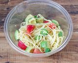 ☆簡単☆夏に食べたい白だし冷製パスタ作り方4写真