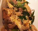 豚モモすき焼き風卵とじ作り方6写真