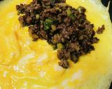夏野菜オムレツ●ゴーヤーと挽肉のオムレツ作り方3写真