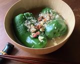 丸ごとピーマンとナッツの味噌汁作り方8写真