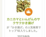 カニカマといんげんのサクサクかき揚げ作り方1写真