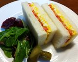 トマト入り　たまごサンド作り方5写真