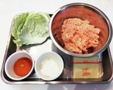 親父特製キャベツと鶏ひき肉のはさみチーズ作り方1写真