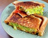 卵とキャベツで!喫茶店風ホットサンド作り方18写真