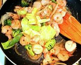 2度美味しい♥️八宝菜と餡かけ焼きそば作り方6写真