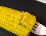 フォークでOK☆コーンの粒取り作り方3写真