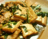 厚揚げとねぎの炒め物♪作り方5写真