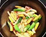 ジャガイモとオクラのかんたん味噌汁作り方3写真
